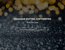 Tablet Screenshot of grahamepotter.com